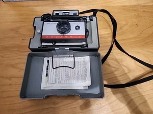 Vintage 1960's Film Polaroid 220 Automatic Land Camera, W/Case, Strap Untested - Picture 1 of 8