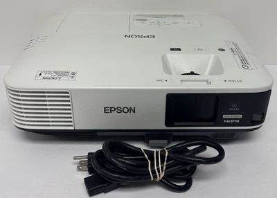 Epson PowerLite 1980WU WUXGA 3LC Projector 4400 Lumens 10 Bit White H620A - Image 1 of 4