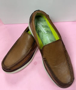 NEW-~Florsheim Men.s Brown Leather~ Loafer~#13422-229~Sz 9M and 11 M.Vietnam. - Picture 1 of 16