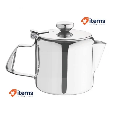 Olympia K677 Concorde Teiera Acciaio Inox 410ml 398ml, Argento, Confezione Di 1 - Immagine 1 di 4