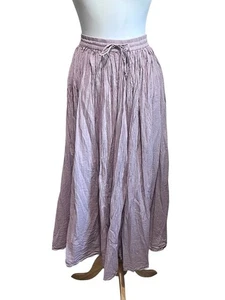 Falda escoba hippy boho hippy gasa algodón púrpura lavanda M estilo para mujer - Imagen 1 de 6