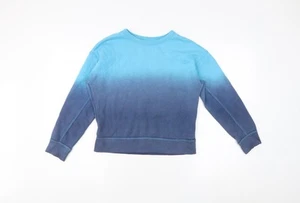 GAP Boys Blue Pullover Sweatshirt - M - Stylish Colourblock - Picture 1 of 12