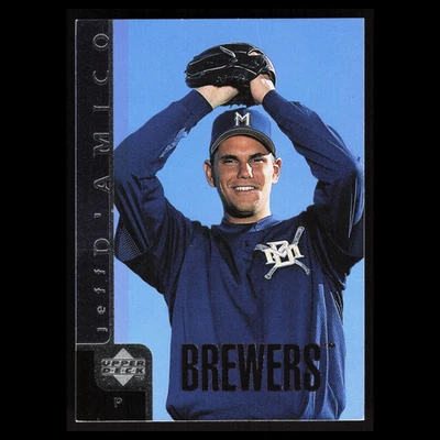 Jeff DAmico #122 1998 Upper Deck Milwaukee Brewers Baseball Card MLB - Image 1 of 3