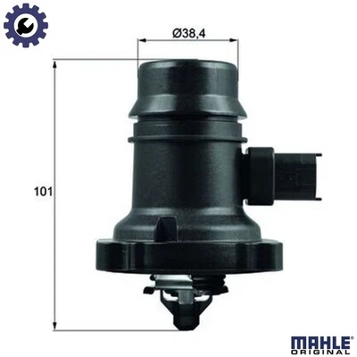 THERMOSTAT COOLANT TM 37 80 FOR VAUXHALL OPEL CHEVROLET A 14 XFL 4cyl AMPERA - Image 1 of 4