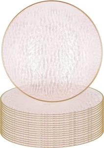 PARTY BARGAINS 13-Inch Disposable Chargers Plates for Elegant Dining - 16 Pack - Picture 1 of 6