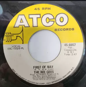 The Bee Gees First Of May/Lamplight 45 RPM ATCO Records 45-6657 - Picture 1 of 4