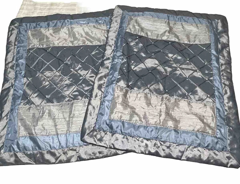 Funda de Almohada 2 Piezas JCP Home Collection Cuentas Acolchada Patchwork Fundas 29x23" Foto 1 de 4
