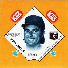 Steve Carlton #1 1985 Kas Square version