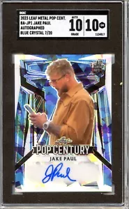 2023 Leaf Jake Paul AUTO /20 SGC 10 AUTO 10 - Foto 1 di 1