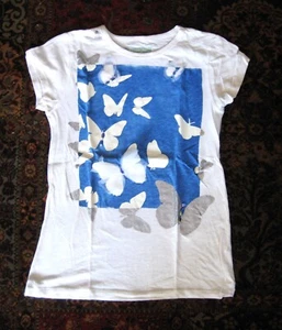 J.CREW CREWCUTS Embellished Graphic T-shirt – Glow-in-the-dark Butterflies 14 - Picture 1 of 9