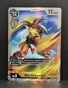 Digimon Card Game WarGreymon BT4-048 SR Super Rare Great Legend - Picture 1 of 3