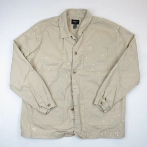 Forever 21 Paint Splatter Canvas Jacket Men's Size XL - Picture 1 of 4