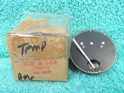 1960 AMC RAMBLER AMERICAN  TEMPERATURE GAUGE  NOS  817 - Image 1 of 4