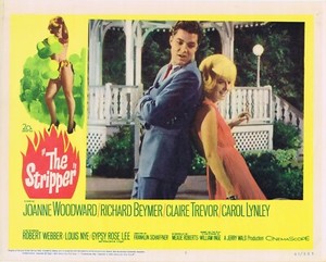 THE STRIPPER Original Lobby Card 7 Joanne Woodward Richard Beymer Gypsy Rose Lee