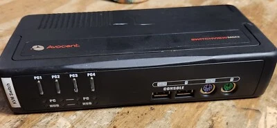 Avocent 4SVPUA10 SWITCHVIEW 4PORT CLEANED TESTED AND FUNCTIONING  - Image 1 of 3