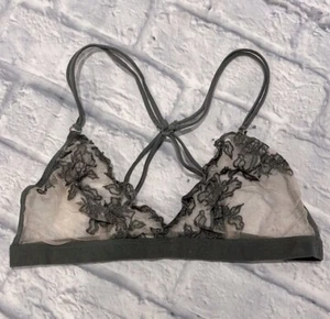 Urban Outfitters Out from under lace Gray bralette Sz XS/S - Picture 1 of 4