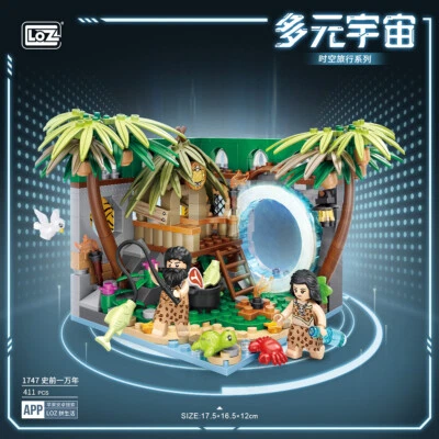 LOZ Fluorescent Ancient Times Building Blocks Set Model Kit Toy Gift Kids Adults - image 1 of 4