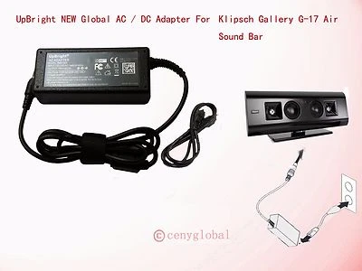 UPBRIGHT® 27V AC/DC Adapter For Klipsch Gallery G-17 Air Airplay Sound Bar Speaker Charger
