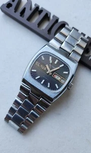 Vintage watch SLAVA. Tank. Automatic. Cal. 2427. Soviet. MADE IN USSR. - Picture 1 of 22