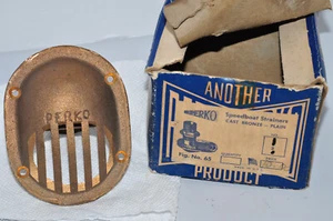 Perko Fig. No. 65 Speedboat Strainer Cast Bronze Plain (missing Screws) - Picture 1 of 11