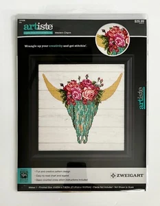 Zweistik Artiste Western Charm Kit Punto de Cruz Contado Impreso Aida NUEVO Sellado - Imagen 1 de 4