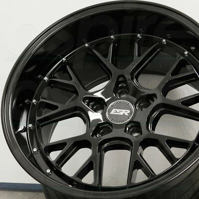 ESR CS11 Gloss Black Wheels18x8.5 +30 5x112 Rims Set 4 - Image 1 of 4