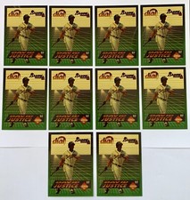1994 David Justice Collector’s Edge Baseball Cards - Lot Of 10