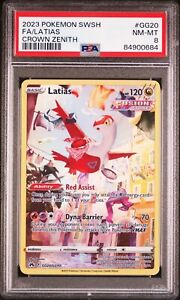 2023 Pokemon Sword and Shield Crown Zenith GG20 Full Art/Latias - PSA 8 NM-MT