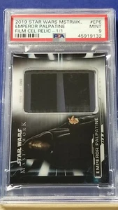 Emperor Palpatine - 2019 Star Wars Masterwork Film Cel Relic  PSA 9  1/1 - Picture 1 of 2