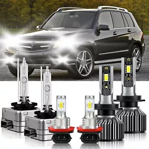 Para Mercedes-Benz GLK280 2009-2009 6x Faro LED HID + Bombillas antiniebla 6500K - Imagen 1 de 12