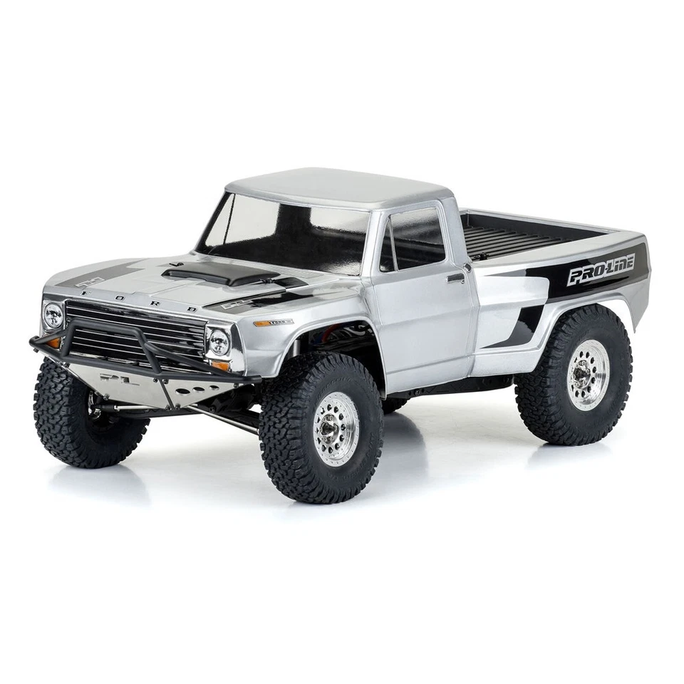 Pro-Line 1/10 1967 Ford F-100 Pre-Runner Clear Body 12.3" WB Crawler - Image 1 of 1