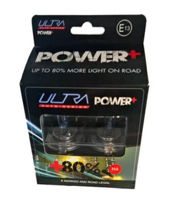H4 power plus halogen headlight bulbs (2 pack) - 12V 60/55W - Imagen 1 de 1