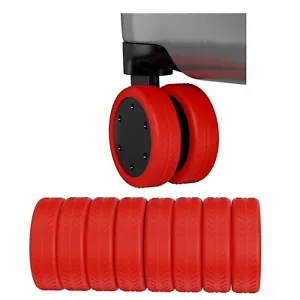 TUCANA Silicone Luggage Wheel Covers for Suitcases or Office Chair Caster, El... - Picture 1 of 5