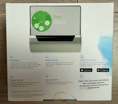 Johnson Controls GLAS SIO2-10000 Wi-Fi Smart Thermostat - Image 1 of 4