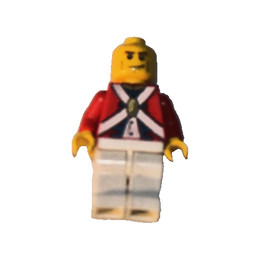 LEGO Pirates of the Caribbean King George Soldier Minifigure - poc019 - Set 4193