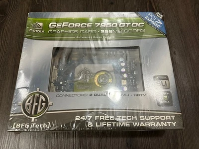 BFG TECH GeForce 7950 GT OC Graphics Card 256MB GDDR3 #BFGR7950256GTOCE - Image 1 of 4