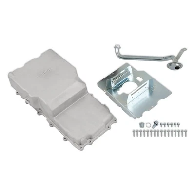 cárter trasero de aluminio fundido Holley 302-90 cárter de aceite - intercambio Ford Coyote Foto 1 de 4