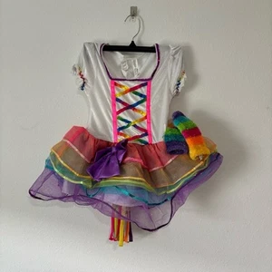 Whimsical White and Purple Seasonal Dance Costume - Picture 1 of 3