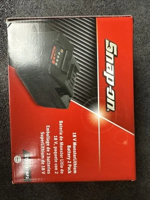 Paquete de 2 baterías nuevas para Snap On Ctb8187mp2 Foto 1 de 4