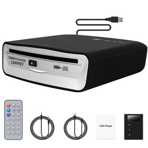 External Universal CD Player for Car - Portable CD Player with Extra USB Exte... - Picture 1 of 8