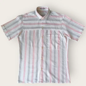 Camisa vintage a rayas Henri Duc. Hecho en Francia. Pequeño - Imagen 1 de 7