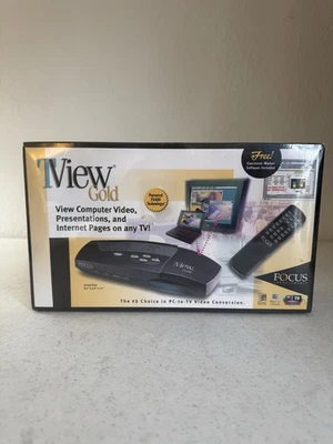 TView Gold II PC to TV Video converter 444-3700 New in Box - Image 1 of 4
