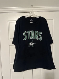 Camiseta gráfica Dallas Stars para hombre 3XL negra NHL hockey manga corta - Imagen 1 de 4