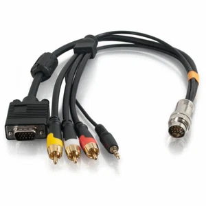 Rapidrun 60018 VGA (HD15) + 3,5mm + Composite Video + Stereo Audio Flying Lead - Bild 1 von 1