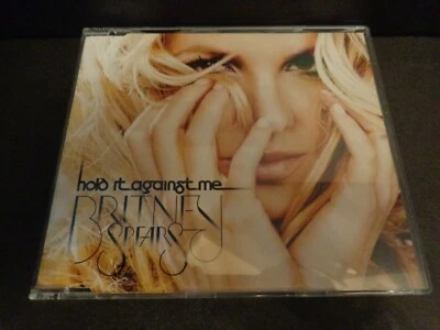 HOLD IT AGAINST ME by BRITNEY SPEARS--Rare Collectible Single w/ Instrumental-CD Foto 1 de 4