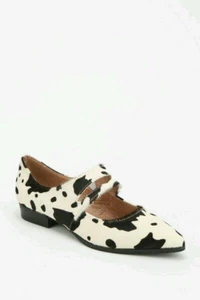 Jeffrey Campbell Mary Jane Invest Animal Print Calf Hair Leather Sz 6.5  - Picture 1 of 8