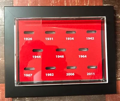 MONTAJE EN PARED Cardenales Serie Mundial Réplica Anillo Exhibición. #1 ¡¡¡VENDO ESTUCHE ANILLO!!!! Foto 1 de 4