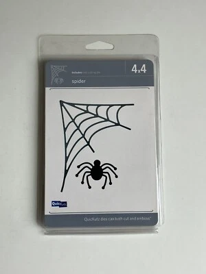 NEW Quickutz Dies Halloween Black Spider Web 2009 4x4 Dies REV-0235 - Image 1 of 2