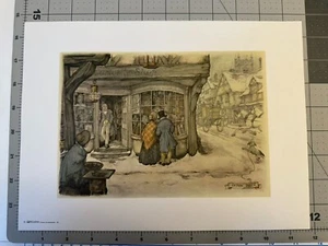 Impresión de colección Anton Pieck Curiosity Shop ESVEHA impresión artística #031 decoupage - Imagen 1 de 3