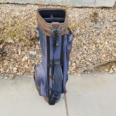 BOLSA DE GOLF MIZUNO 6 vías divisor carro trasero borde de cuero Omega Lite Foto 1 de 4